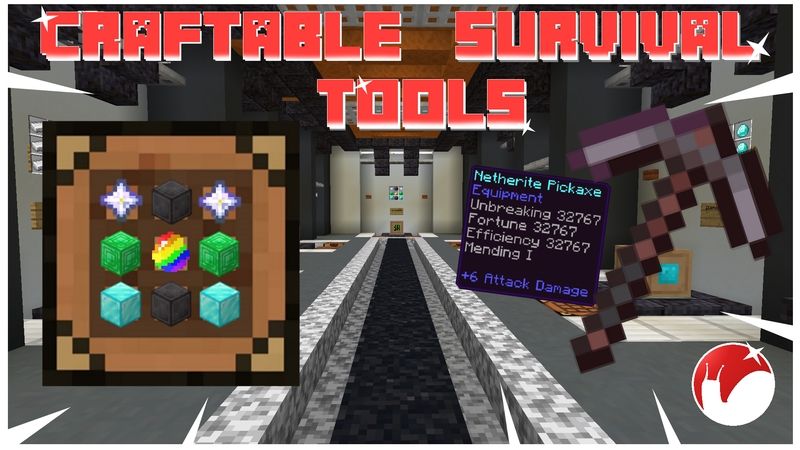 Craftable Survival Tools on the Minecraft Marketplace by Snail Studios Craftable Survival Tools on the Minecraft Marketplace by Snail Studios