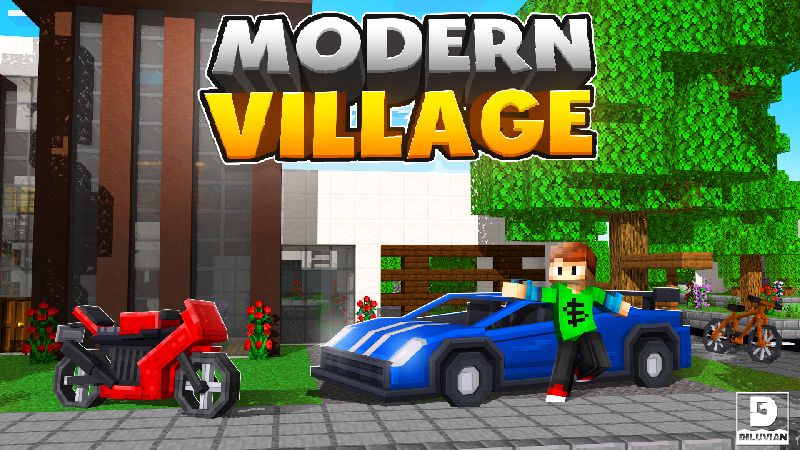 Modern Village on the Minecraft Marketplace by Diluvian