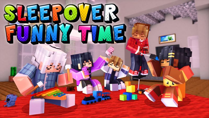 Sleepover Funny Time on the Minecraft Marketplace by Dark Lab Creations Sleepover Funny Time on the Minecraft Marketplace by Dark Lab Creations