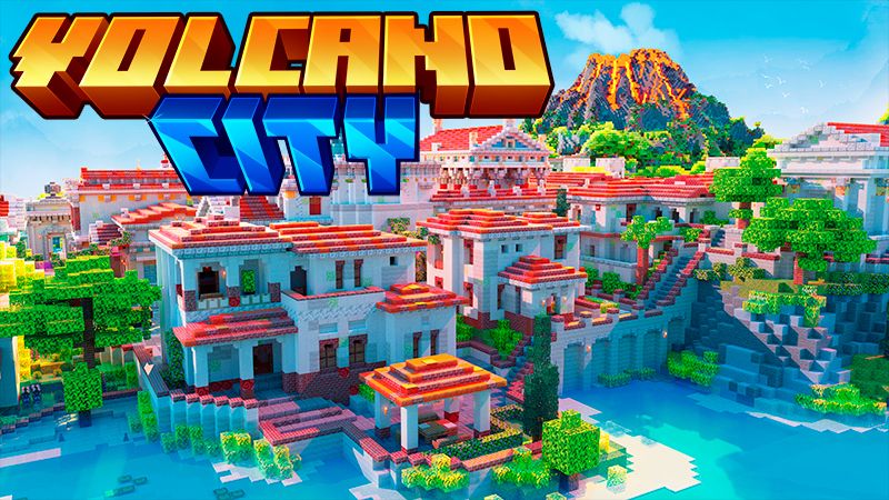 Volcano City on the Minecraft Marketplace by Nitric Concepts Volcano City on the Minecraft Marketplace by Nitric Concepts