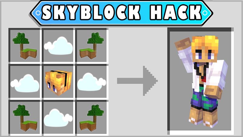 Skyblock Hack By Pixels Blocks Minecraft Skin Pack Minecraft Marketplace