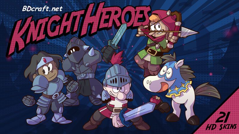 Knight Heroes Skins on the Minecraft Marketplace by BDcraft Knight Heroes Skins on the Minecraft Marketplace by BDcraft