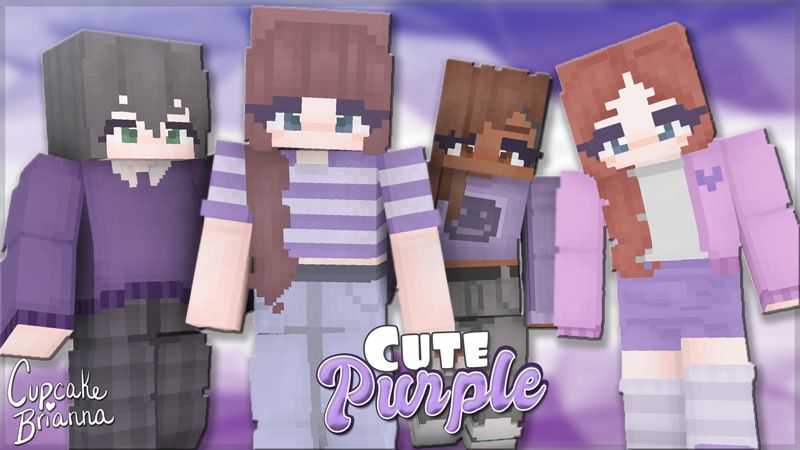 Cute Purple HD Skin Pack on the Minecraft Marketplace by CupcakeBrianna