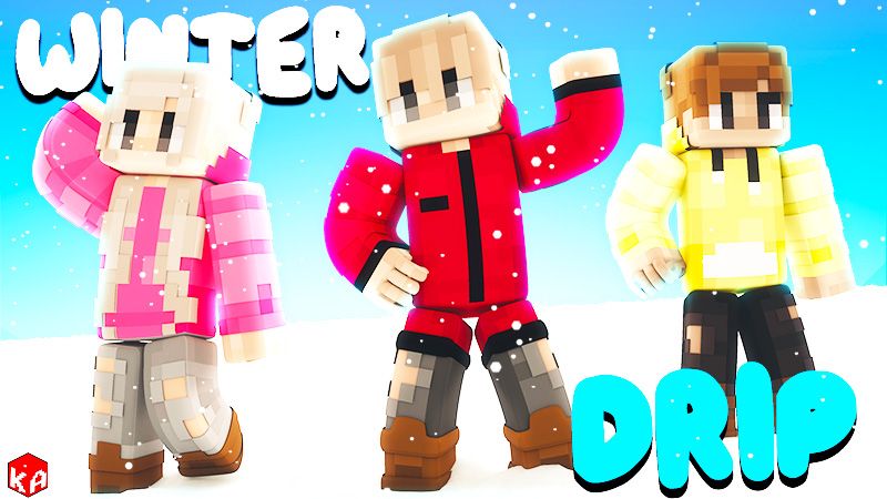 Winter Drip on the Minecraft Marketplace by KA Studios Winter Drip on the Minecraft Marketplace by KA Studios