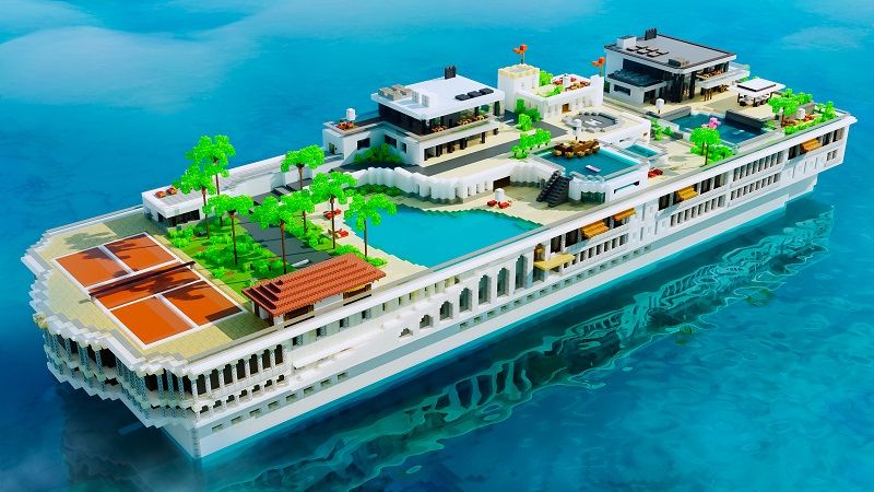 Cruise Mansion on the Minecraft Marketplace by Cypress Games