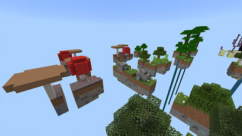 50+ Skyblock Islands by Pickaxe Studios