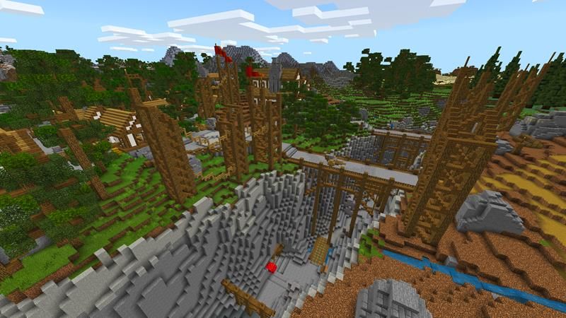 Simple Spawns Mining Village by Razzleberries