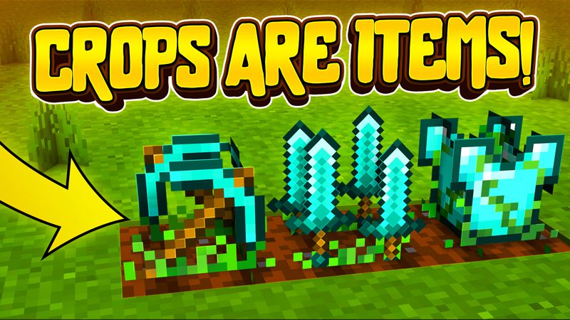 Crops are Items on the Minecraft Marketplace by GoE-Craft