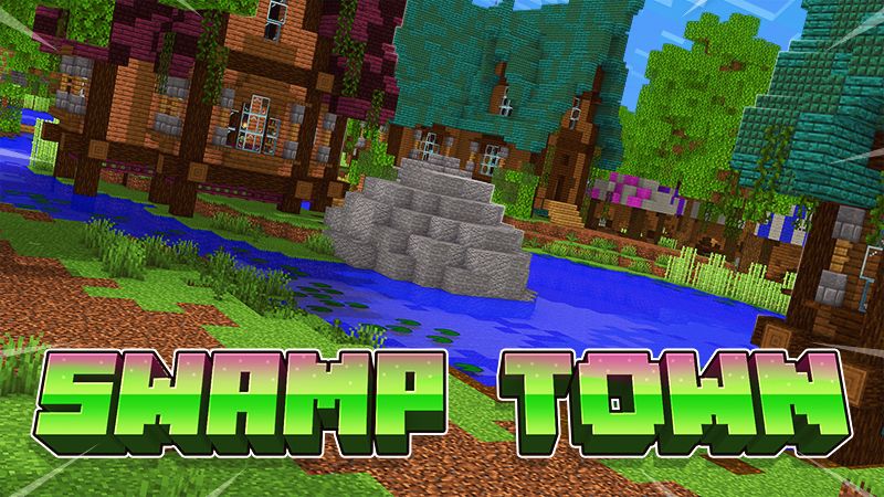Swamp Town on the Minecraft Marketplace by MobBlocks Swamp Town on the Minecraft Marketplace by MobBlocks