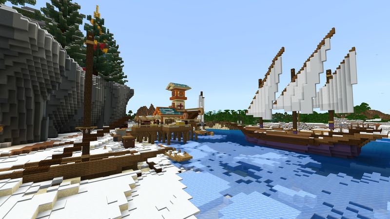 Frosty Village by ThunderAy