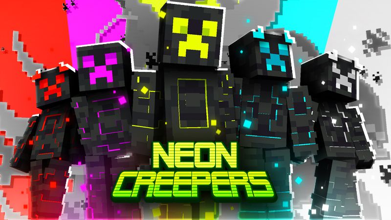 Neon Creepers on the Minecraft Marketplace by Cubeverse