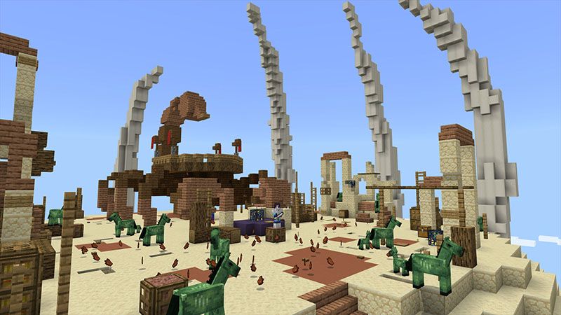 Desert Skyblock by Gearblocks