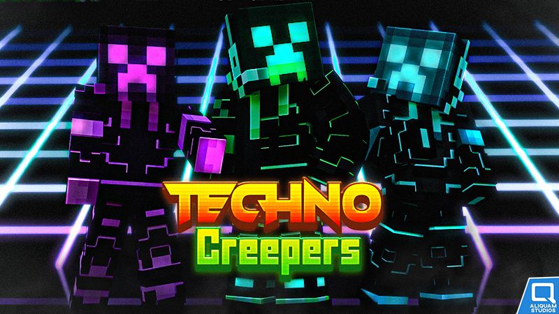 Techno Creepers on the Minecraft Marketplace by Aliquam Studios