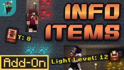 Info Items AddOn on the Minecraft Marketplace by Polymaps