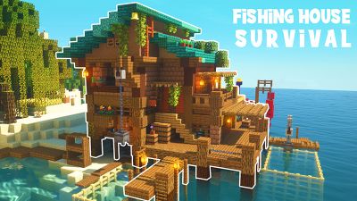 Fishing House Survival on the Minecraft Marketplace by AquaStudio