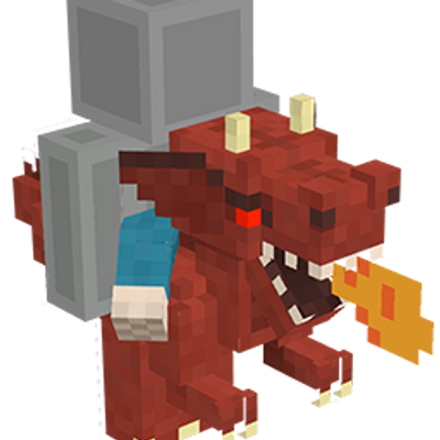 Im Riding a Dragon on the Minecraft Marketplace by Cleverlike