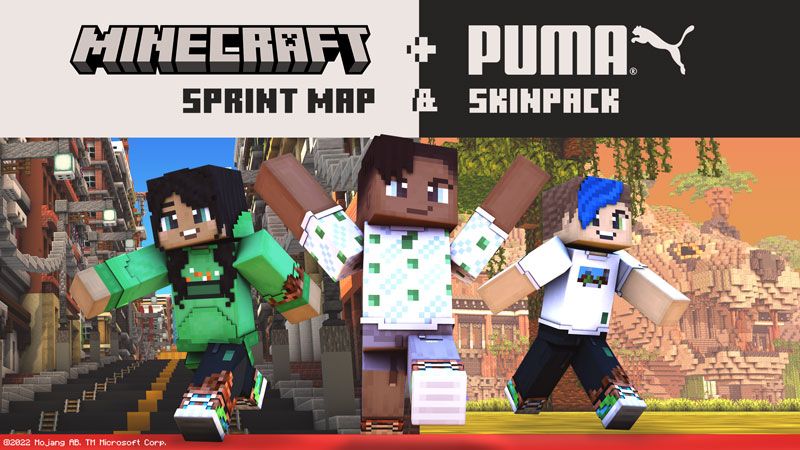 Minecraft X Puma Sprint Dash on the Minecraft Marketplace by Blockception