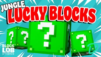 Jungle Lucky Blocks on the Minecraft Marketplace by BLOCKLAB Studios