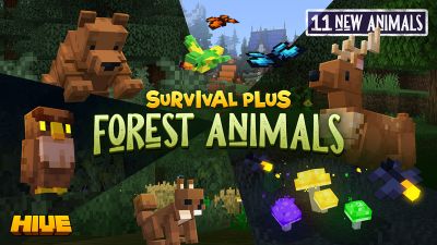 Survival Plus Forest Animals on the Minecraft Marketplace by The Hive