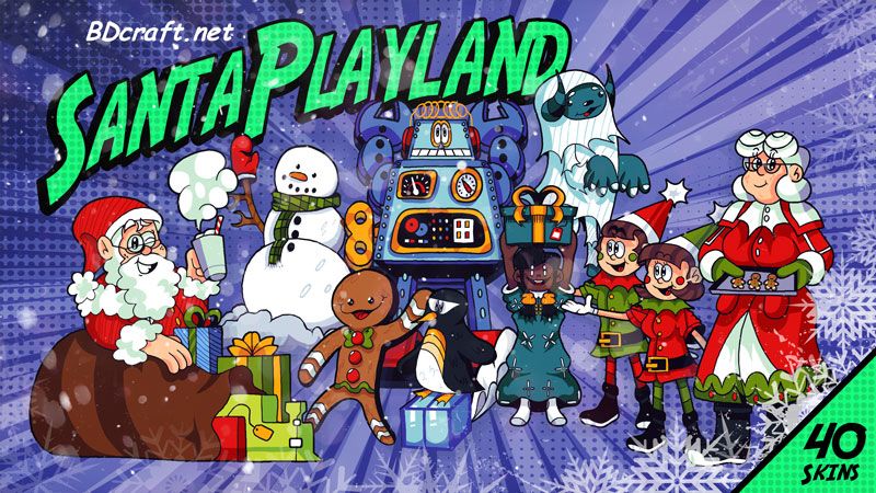 Santa Playland Skins on the Minecraft Marketplace by BDcraft Santa Playland Skins on the Minecraft Marketplace by BDcraft