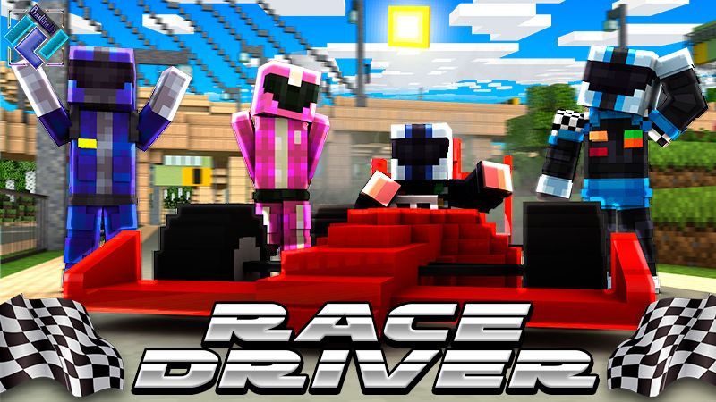Race Driver on the Minecraft Marketplace by PixelOneUp Race Driver on the Minecraft Marketplace by PixelOneUp