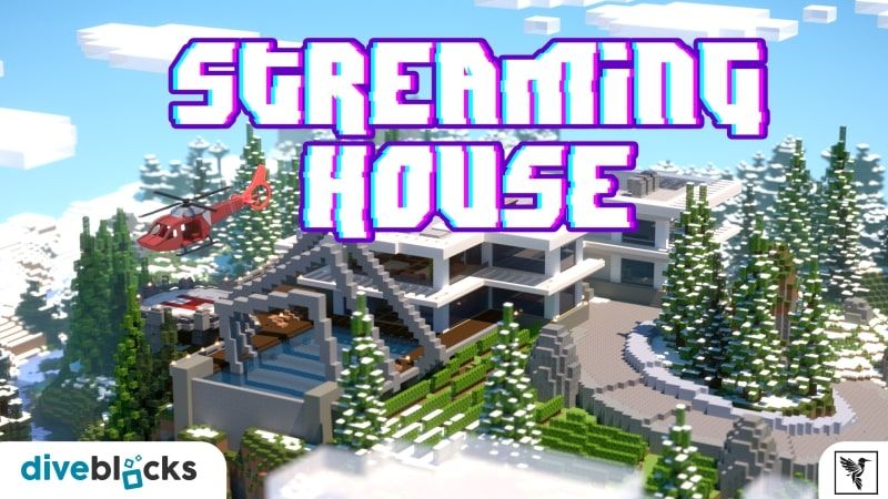 Streaming House on the Minecraft Marketplace by Diveblocks Streaming House on the Minecraft Marketplace by Diveblocks