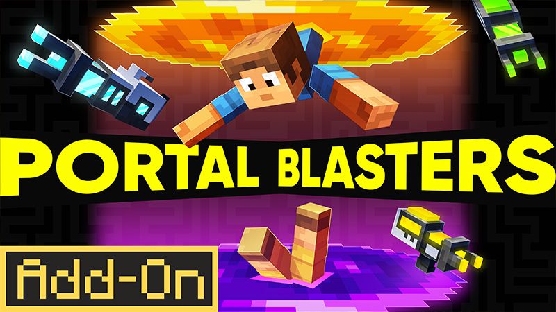 Portal Blasters AddOn on the Minecraft Marketplace by Starfish Studios