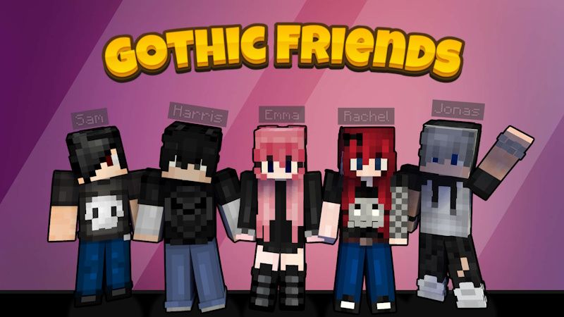 Gothic Friends on the Minecraft Marketplace by WildPhire