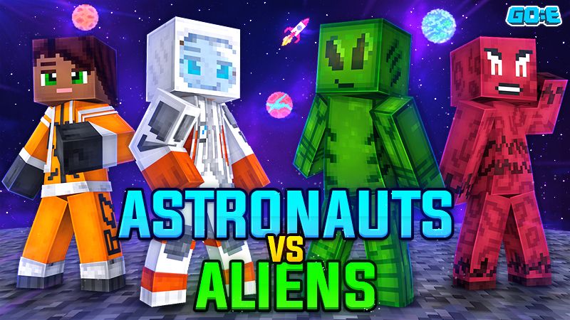 Astronauts vs Aliens on the Minecraft Marketplace by GoE-Craft Astronauts vs Aliens on the Minecraft Marketplace by GoE-Craft