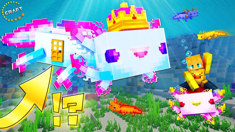 How to live inside an Axolotl on the Minecraft Marketplace by The Craft Stars How to live inside an Axolotl on the Minecraft Marketplace by The Craft Stars