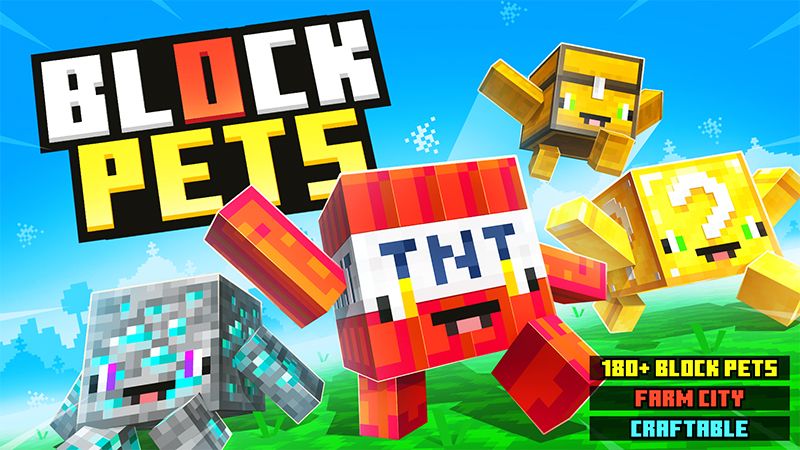 BLOCK PETS CRAFTABLE on the Minecraft Marketplace by Kreatik Studios BLOCK PETS CRAFTABLE on the Minecraft Marketplace by Kreatik Studios