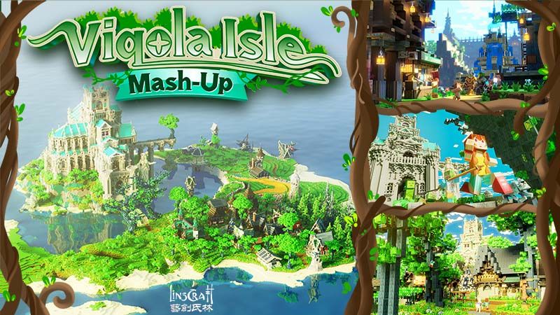 Viqola Isle MashUp on the Minecraft Marketplace by LinsCraft