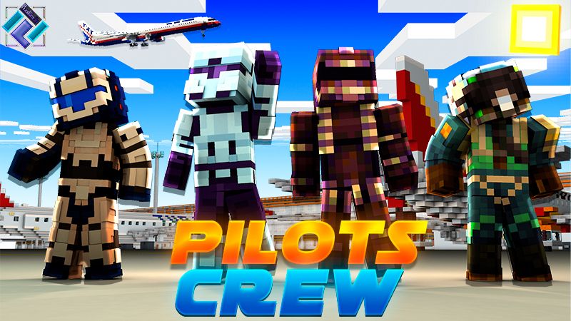 Pilots Crew on the Minecraft Marketplace by PixelOneUp Pilots Crew on the Minecraft Marketplace by PixelOneUp
