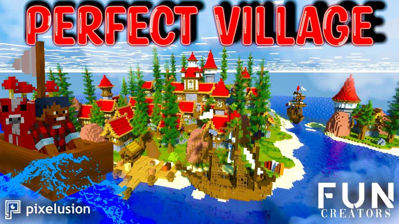 Perfect Village on the Minecraft Marketplace by Pixelusion
