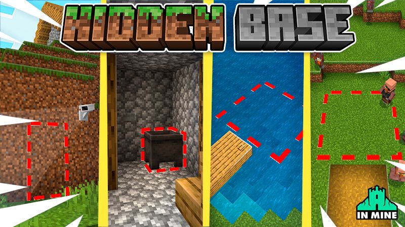 Hidden Base on the Minecraft Marketplace by In Mine Hidden Base on the Minecraft Marketplace by In Mine