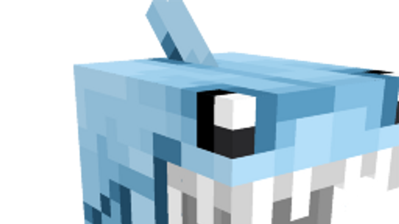 Shark Plush Hood on the Minecraft Marketplace by CrackedCubes