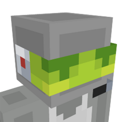 Green visor on the Minecraft Marketplace by Noxcrew
