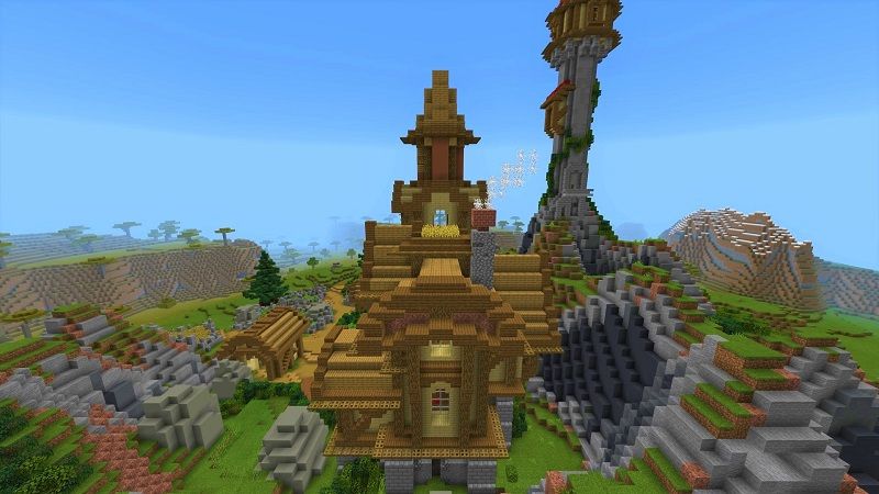 Simple Spawns: Wizard Tower by Razzleberries