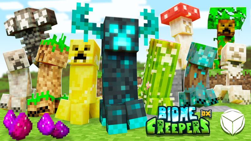 Biome Creepers DX on the Minecraft Marketplace by Logdotzip