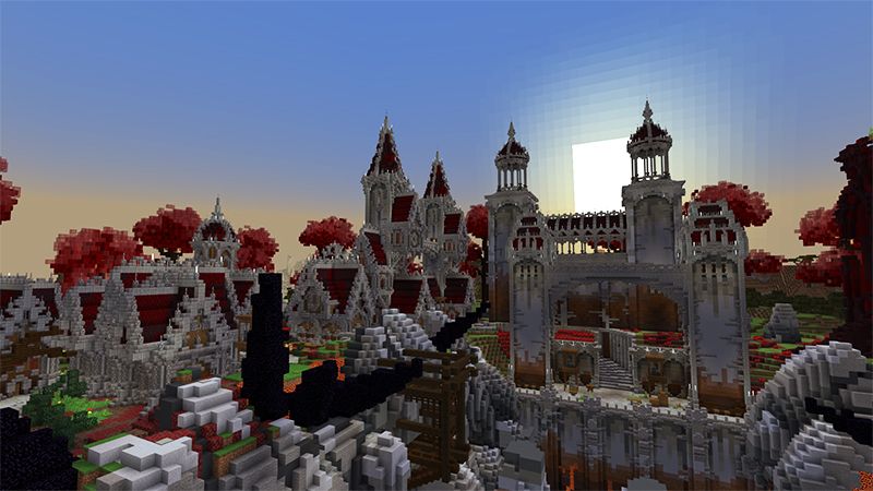 Nether Village by Gearblocks