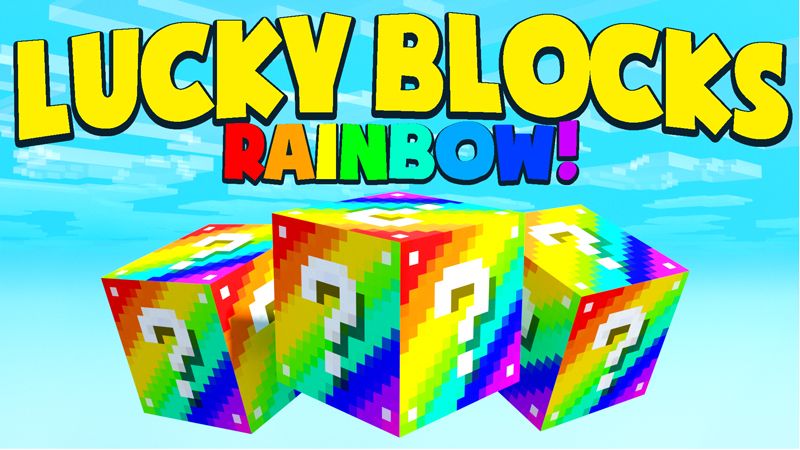 LUCKY BLOCKS RAINBOW on the Minecraft Marketplace by Chunklabs LUCKY BLOCKS RAINBOW on the Minecraft Marketplace by Chunklabs