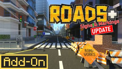 Roads  AddOn on the Minecraft Marketplace by MobBlocks