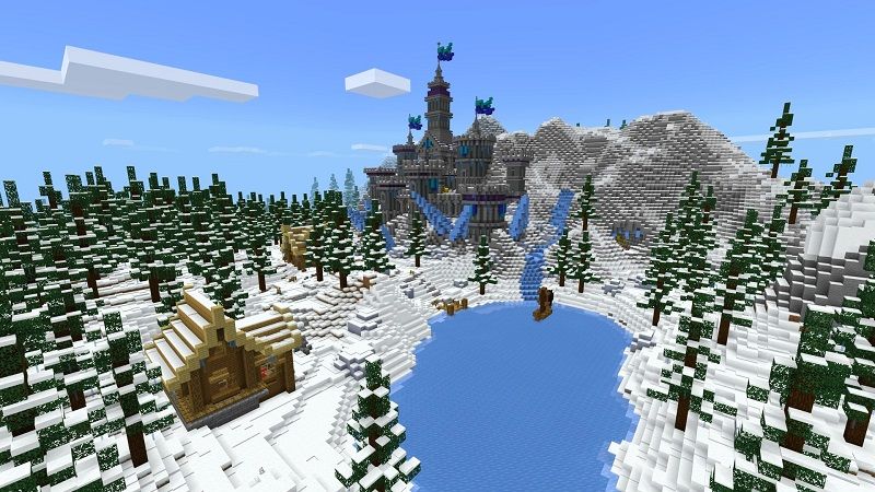 Simple Spawns: Winter Castle by Razzleberries