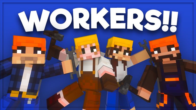 Workers on the Minecraft Marketplace by Piki Studios
