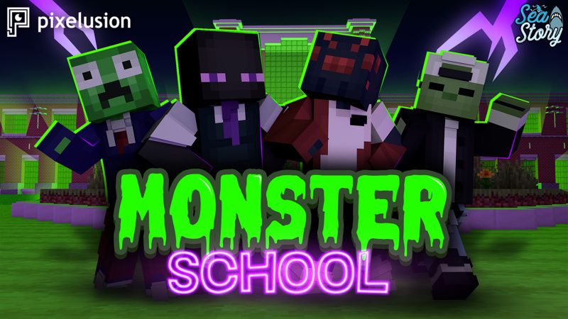 Monster School on the Minecraft Marketplace by Pixelusion Monster School on the Minecraft Marketplace by Pixelusion