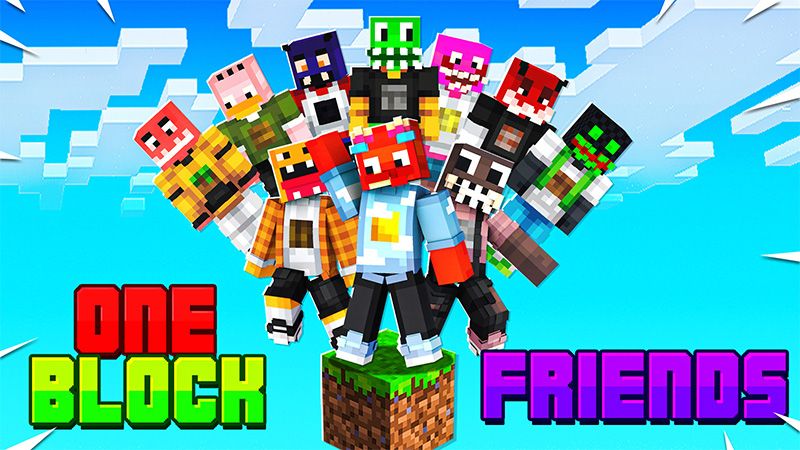 OneBlock Friends on the Minecraft Marketplace by Heropixel Games OneBlock Friends on the Minecraft Marketplace by Heropixel Games