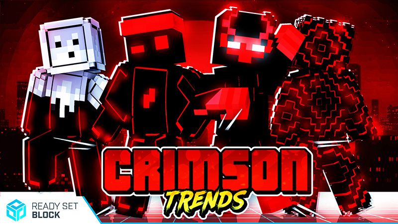 Crimson Trends on the Minecraft Marketplace by Ready, Set, Block!