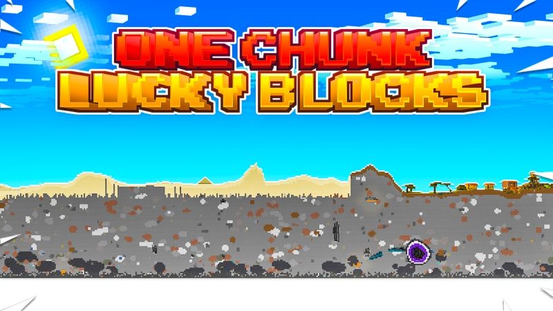 One Chunk Lucky Blocks on the Minecraft Marketplace by Fall Studios One Chunk Lucky Blocks on the Minecraft Marketplace by Fall Studios