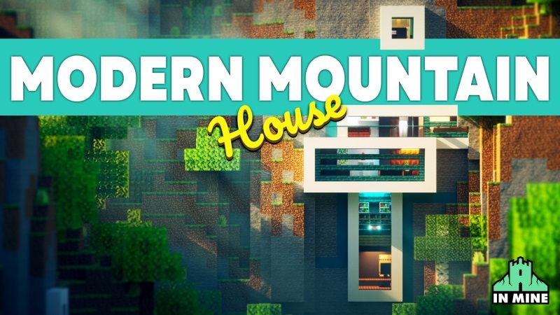 Modern Mountain House on the Minecraft Marketplace by In Mine Modern Mountain House on the Minecraft Marketplace by In Mine