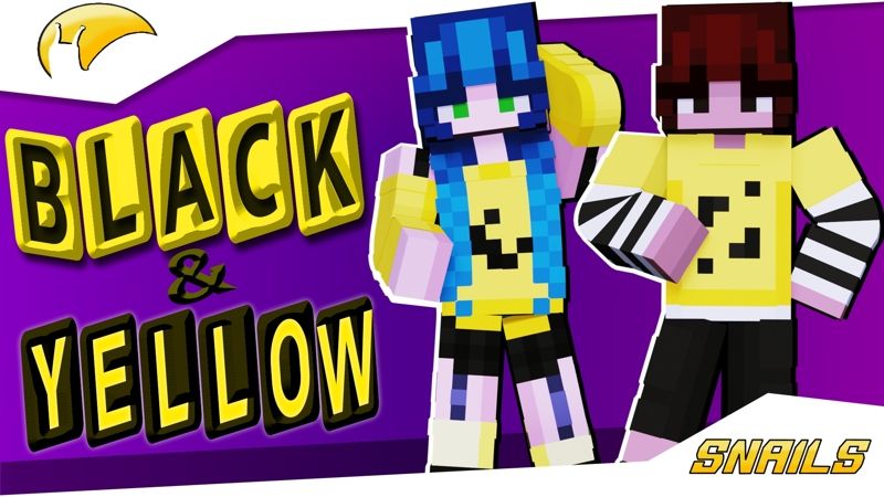 Black  Yellow on the Minecraft Marketplace by Snail Studios